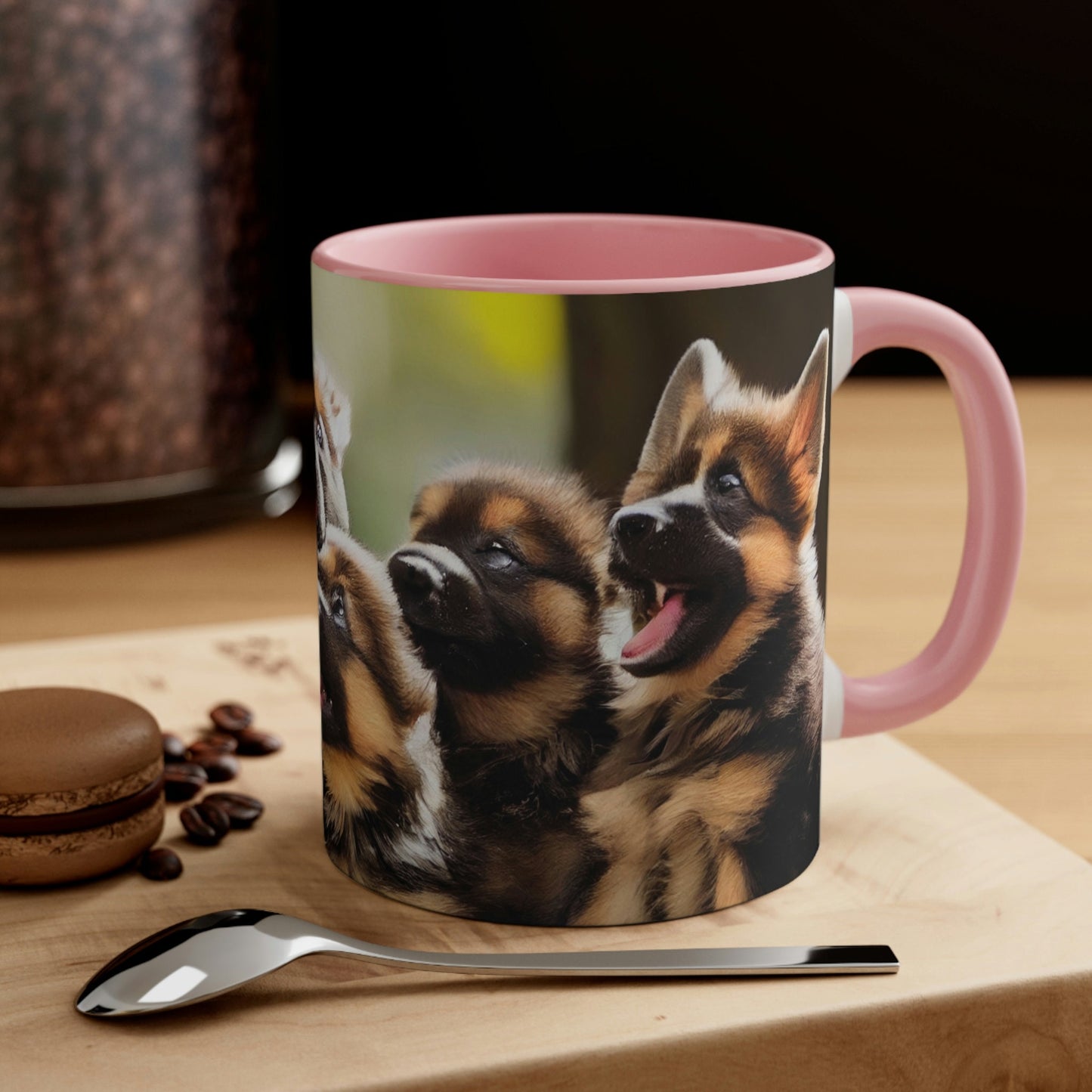 German Shepherd Puppies Coffee Mug, 11oz