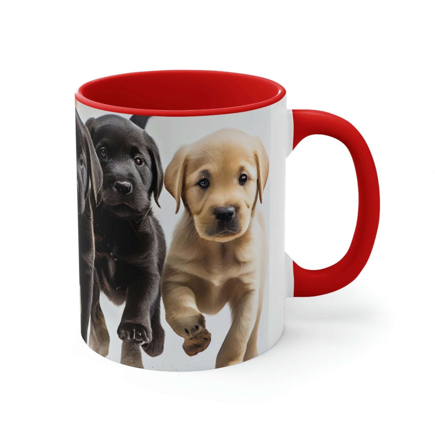 Labrador Black and Yellow Puppies Mug, Lab Lover, Dog Lover, Lab Lover Gift