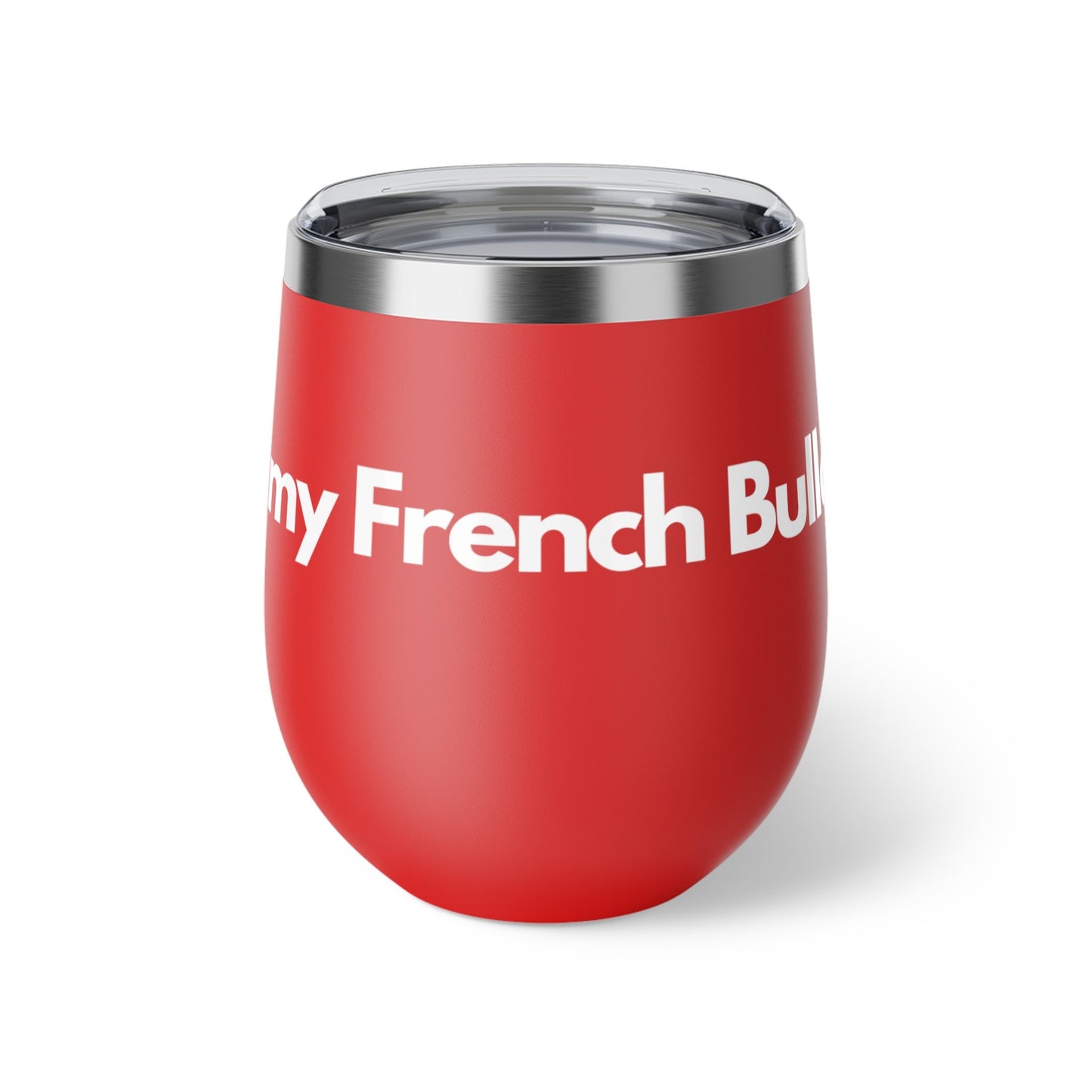 Coffee & My French Bulldog | Dog Gifts for Owners | Copper Vacuum Insulated Cup, 12oz