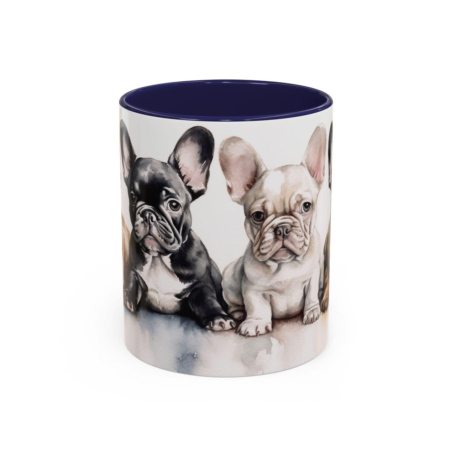 4 French Bulldog Puppies | Accent Coffee Mug, 11oz