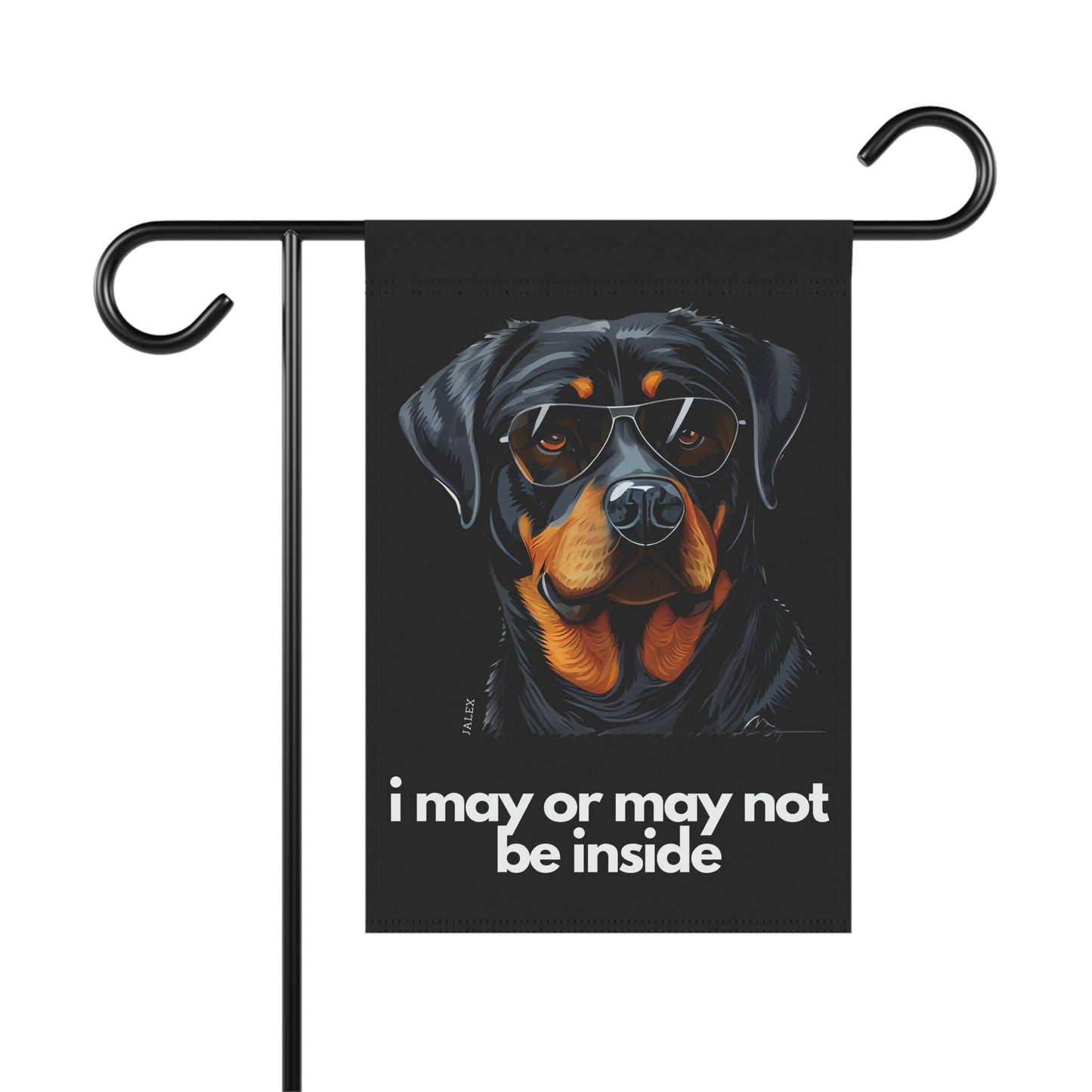 Rottweiler Flag, Garden Flag, I May or May Not Be Inside, House Flag, Banner, Printed Both Sides