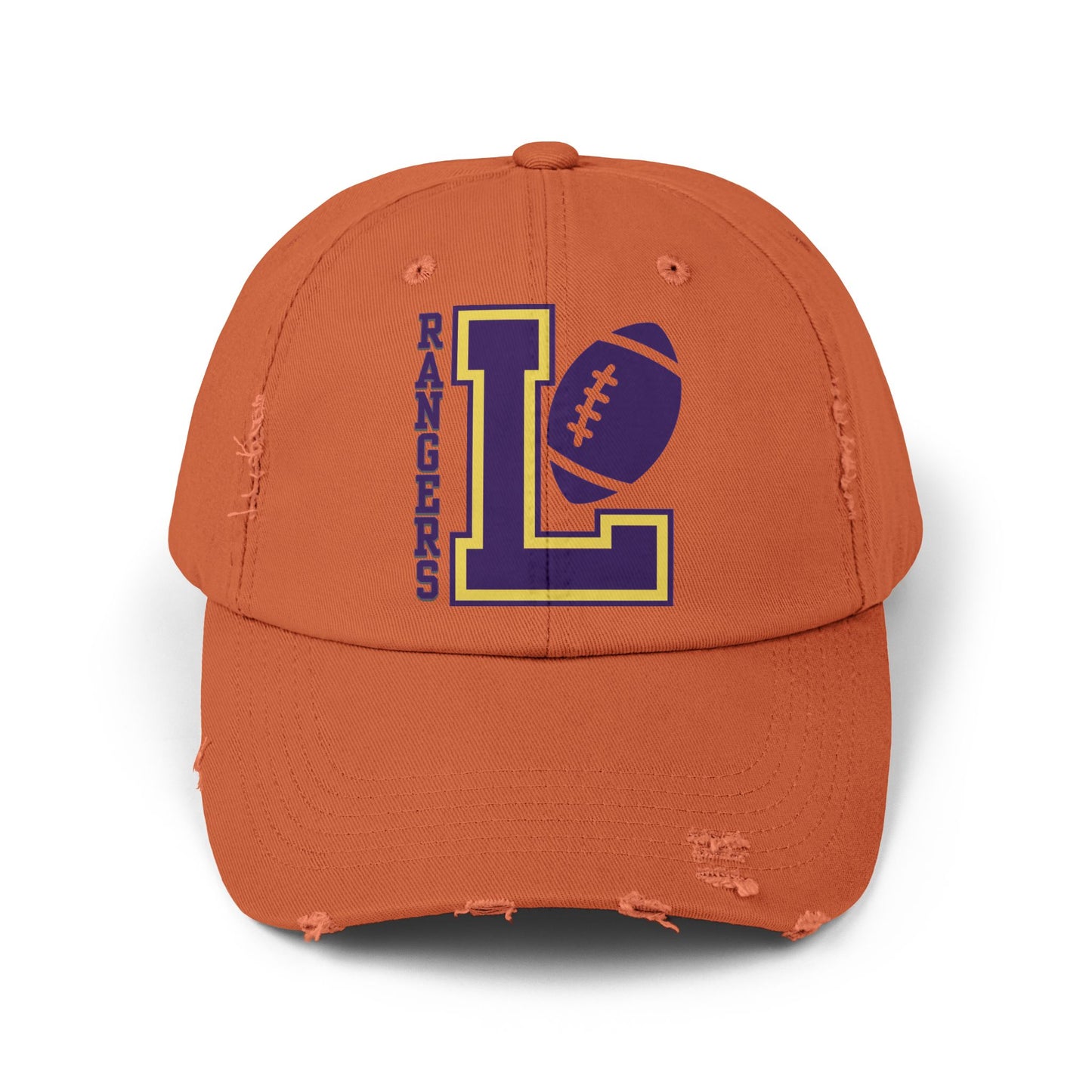 Lakewood Ohio High School Rangers "L" Logo Football | Unisex Distressed Cap