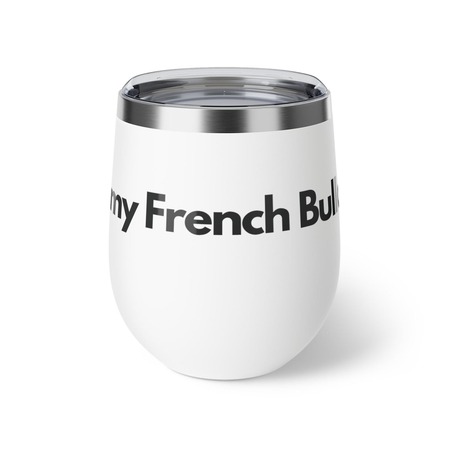 Coffee & My French Bulldog | Dog Gifts for Owners | Copper Vacuum Insulated Cup, 12oz