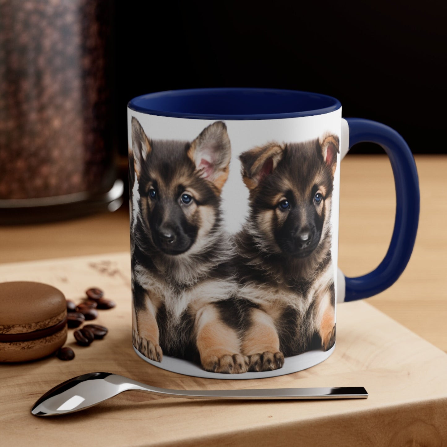 German Shepherd Puppy 11oz Mug - Dog Lover Coffee Cup, Breed Enthusiast Gift, Pet Owner Present, Morning Brew Essential