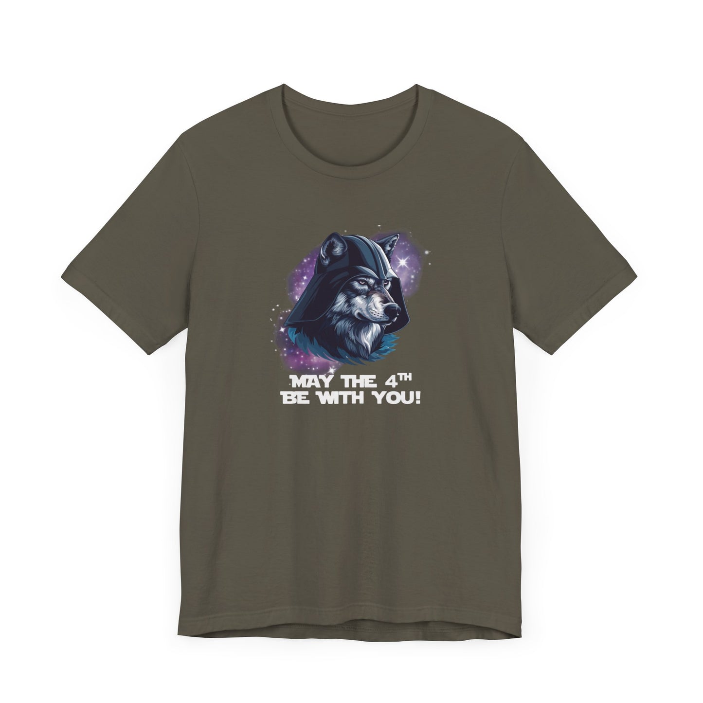 Star Wars May the 4th Be with You Wolf TShirt | Unisex Jersey Short Sleeve Tee