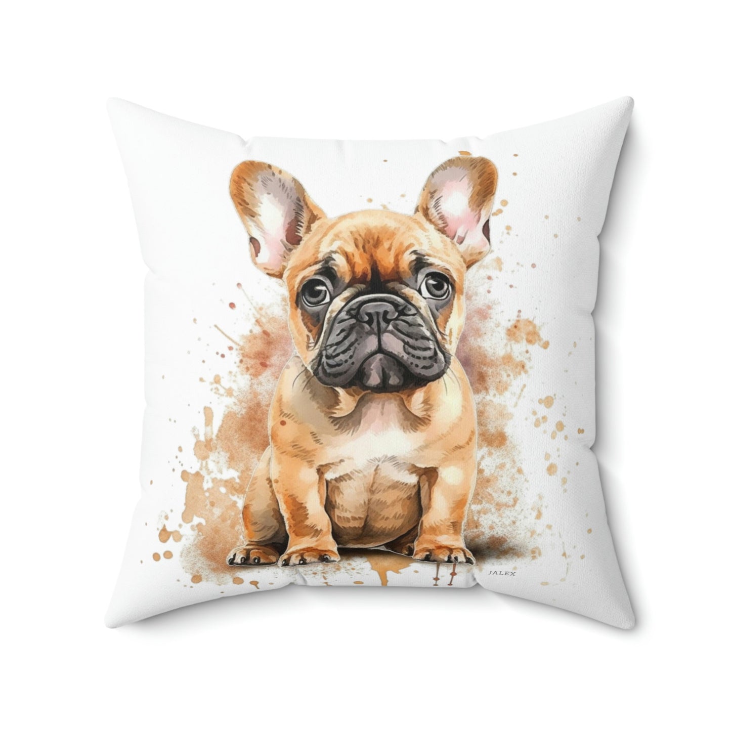 French Bulldog Puppy Nursery Style Pillow