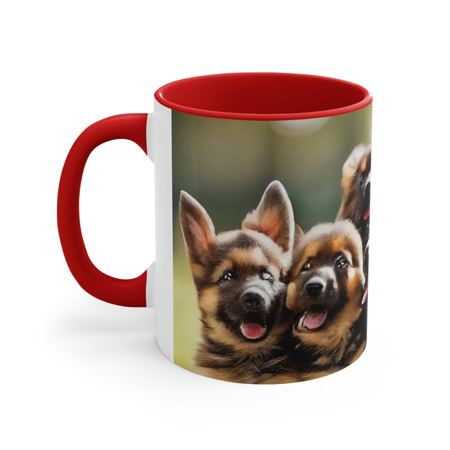 German Shepherd Puppies Coffee Mug, 11oz