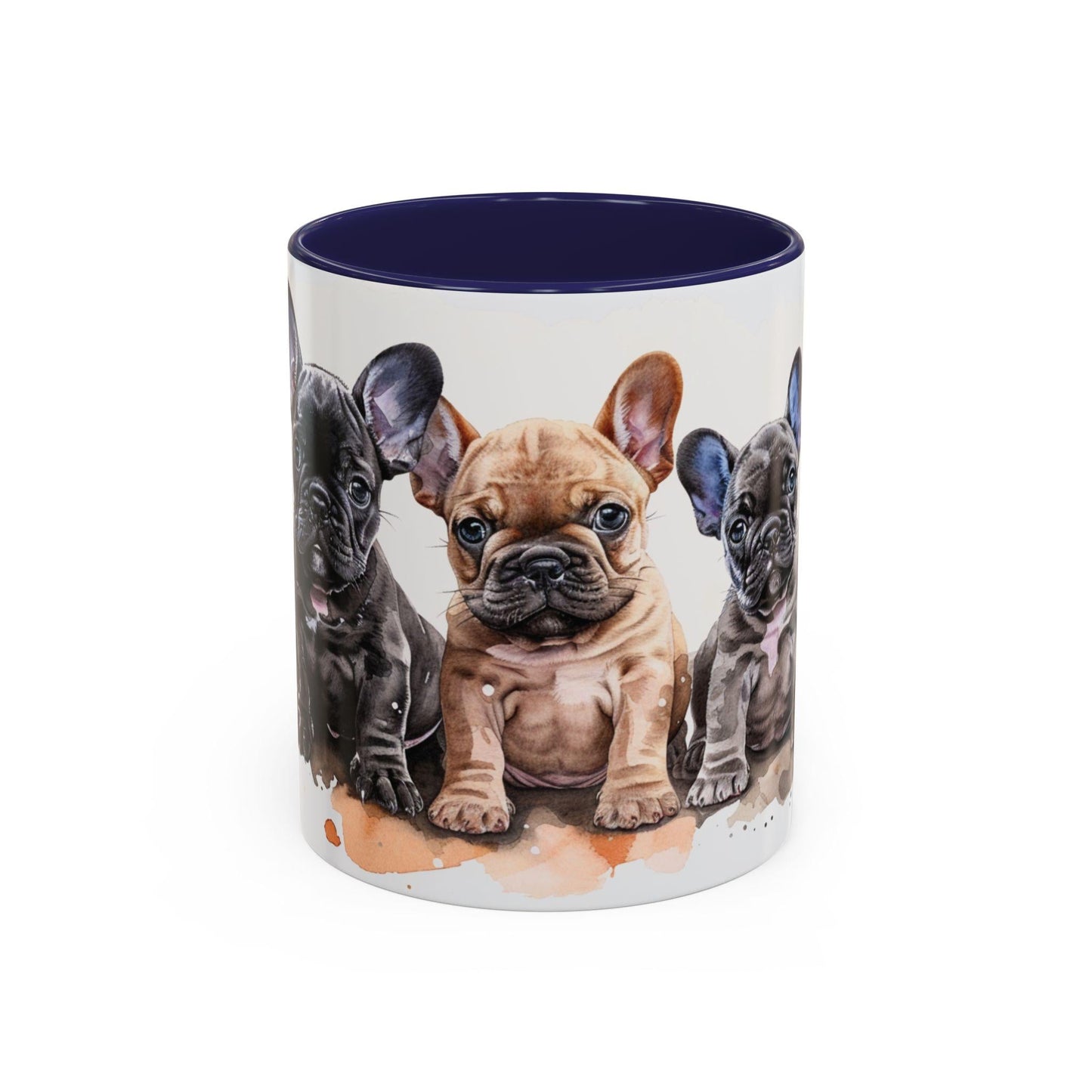 5 French Bulldog Puppies | Accent Coffee Mug, 11oz