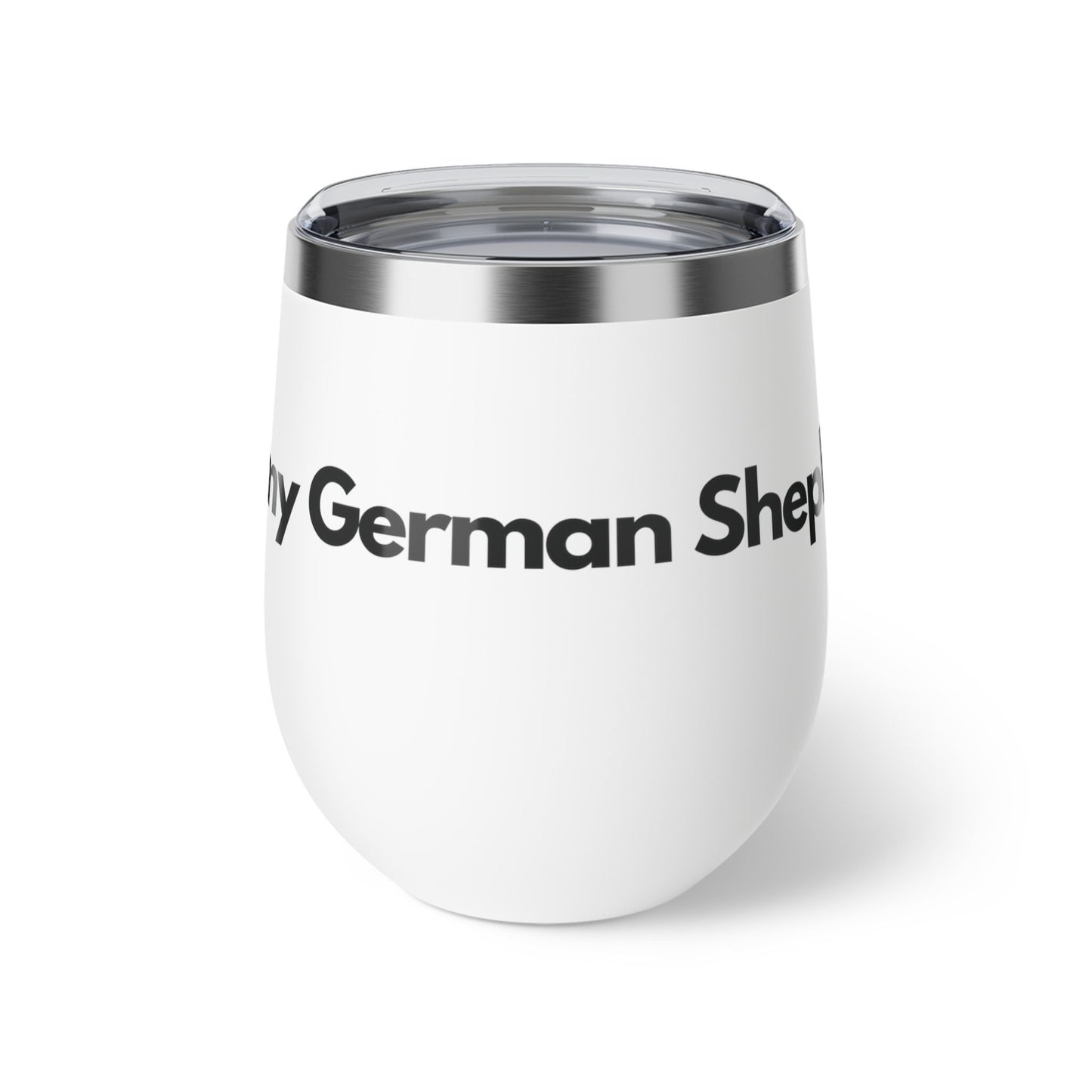 Coffee & My German Shepherd | Dog Gifts for Owners | Copper Vacuum Insulated Cup, 12oz