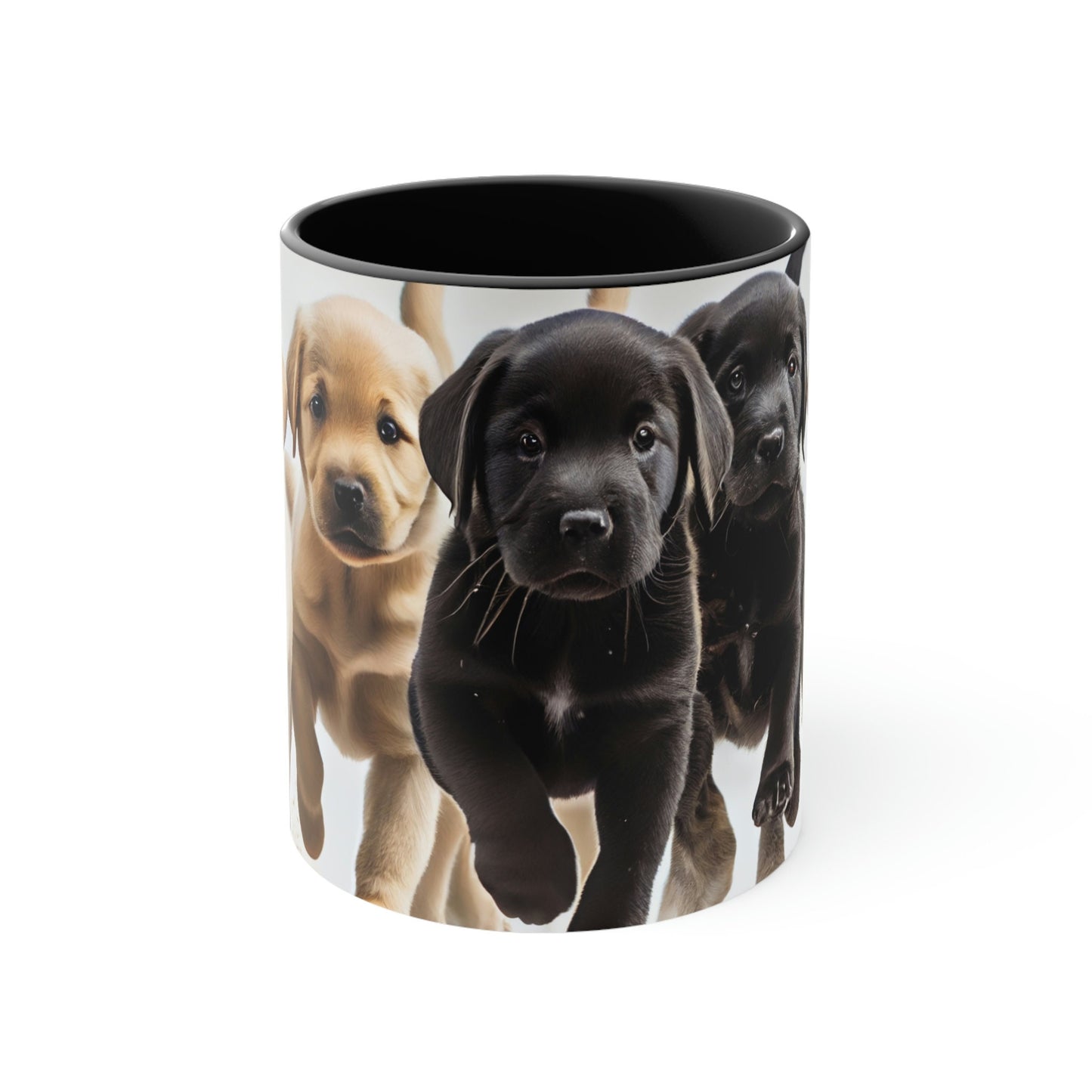 Labrador Black and Yellow Puppies Mug, Lab Lover, Dog Lover, Lab Lover Gift