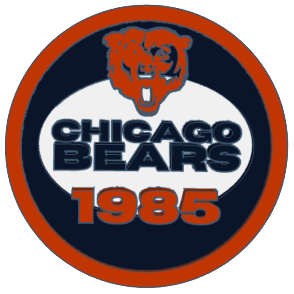 3D Printed Chicago Bears 1985 Coasters with Holder