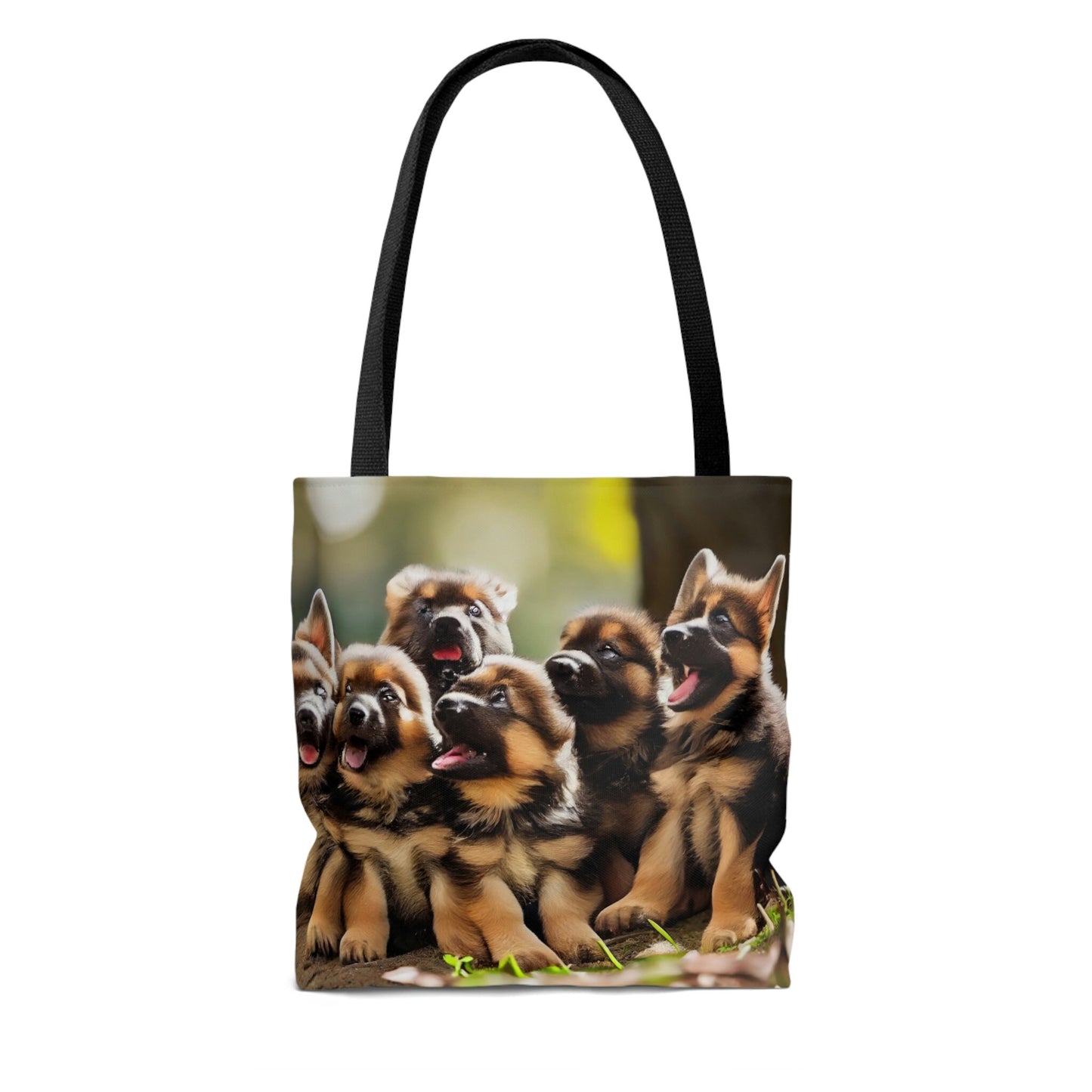 German Shepherd Puppies | In The Park | Tote Bag