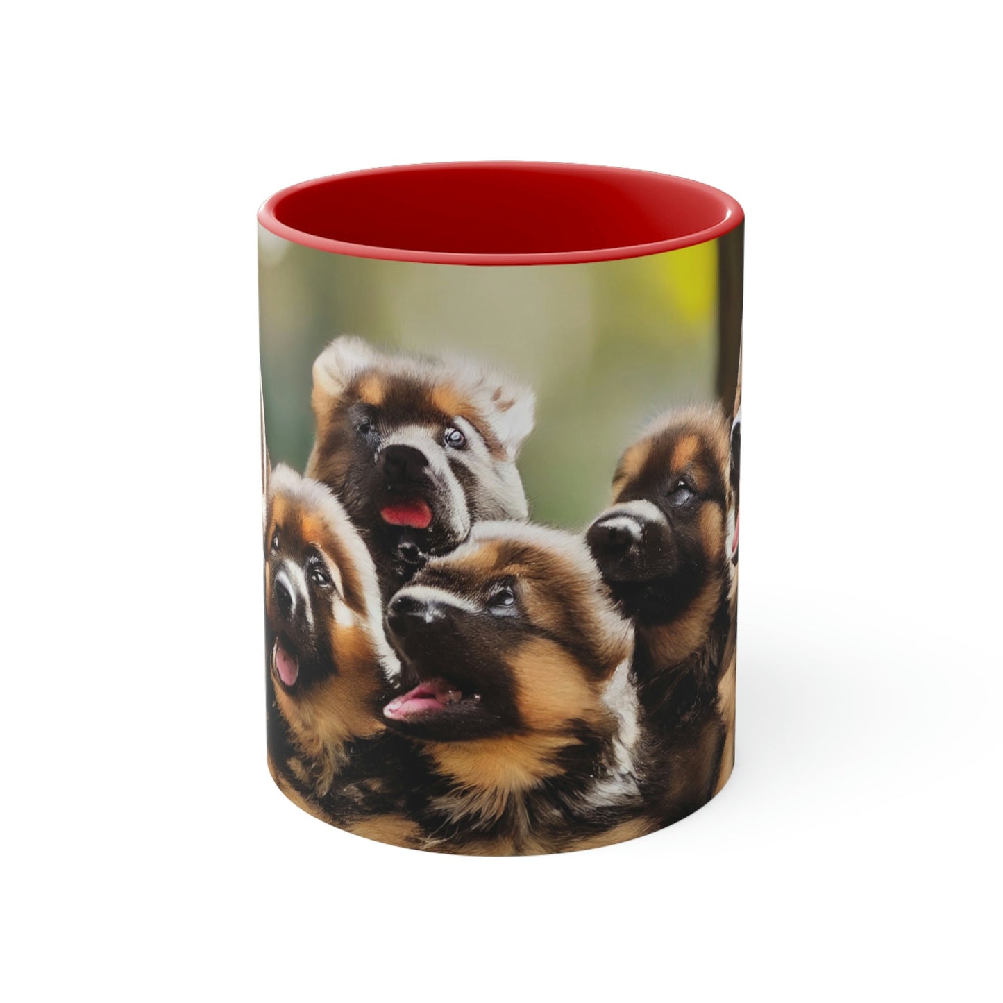 German Shepherd Puppies Coffee Mug, 11oz