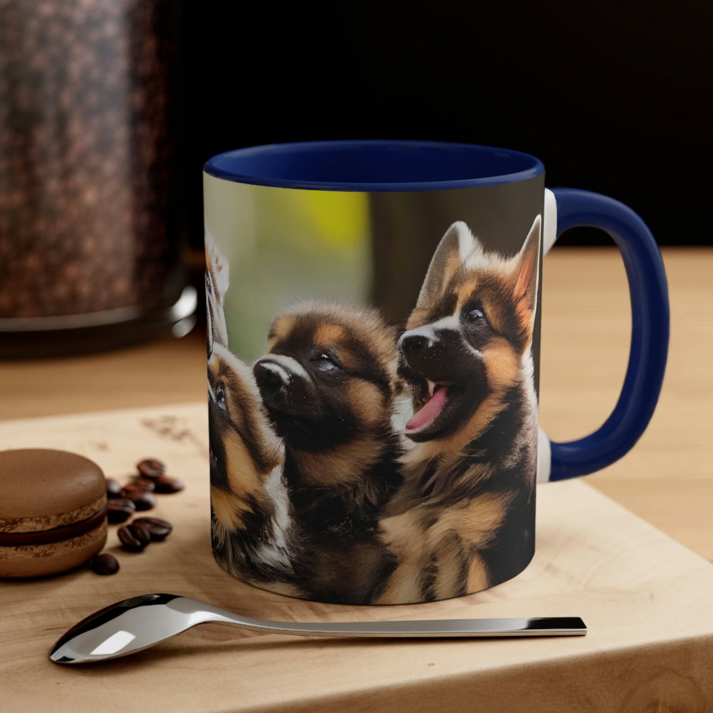 German Shepherd Puppies Coffee Mug, 11oz