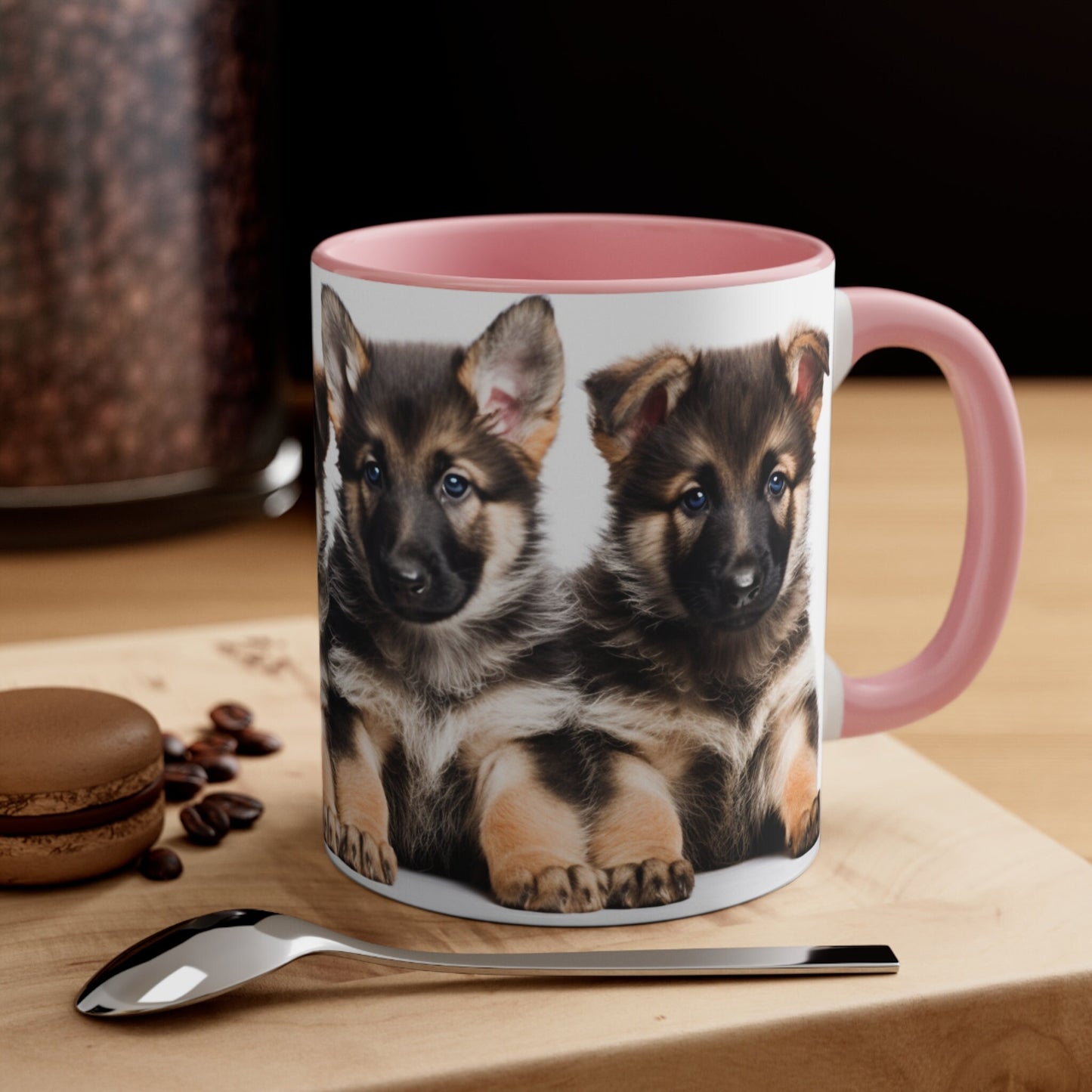 German Shepherd Puppy 11oz Mug - Dog Lover Coffee Cup, Breed Enthusiast Gift, Pet Owner Present, Morning Brew Essential