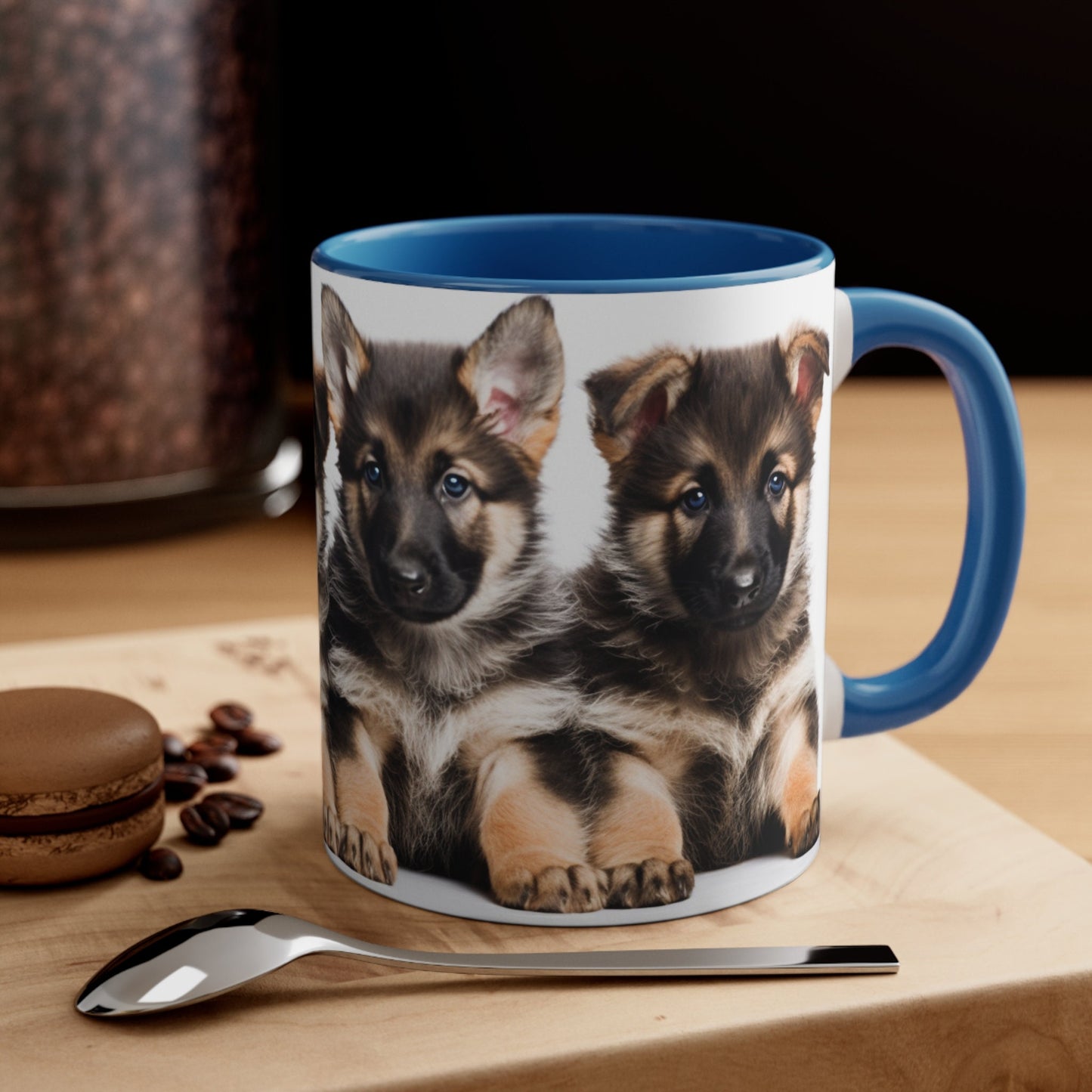 German Shepherd Puppy 11oz Mug - Dog Lover Coffee Cup, Breed Enthusiast Gift, Pet Owner Present, Morning Brew Essential