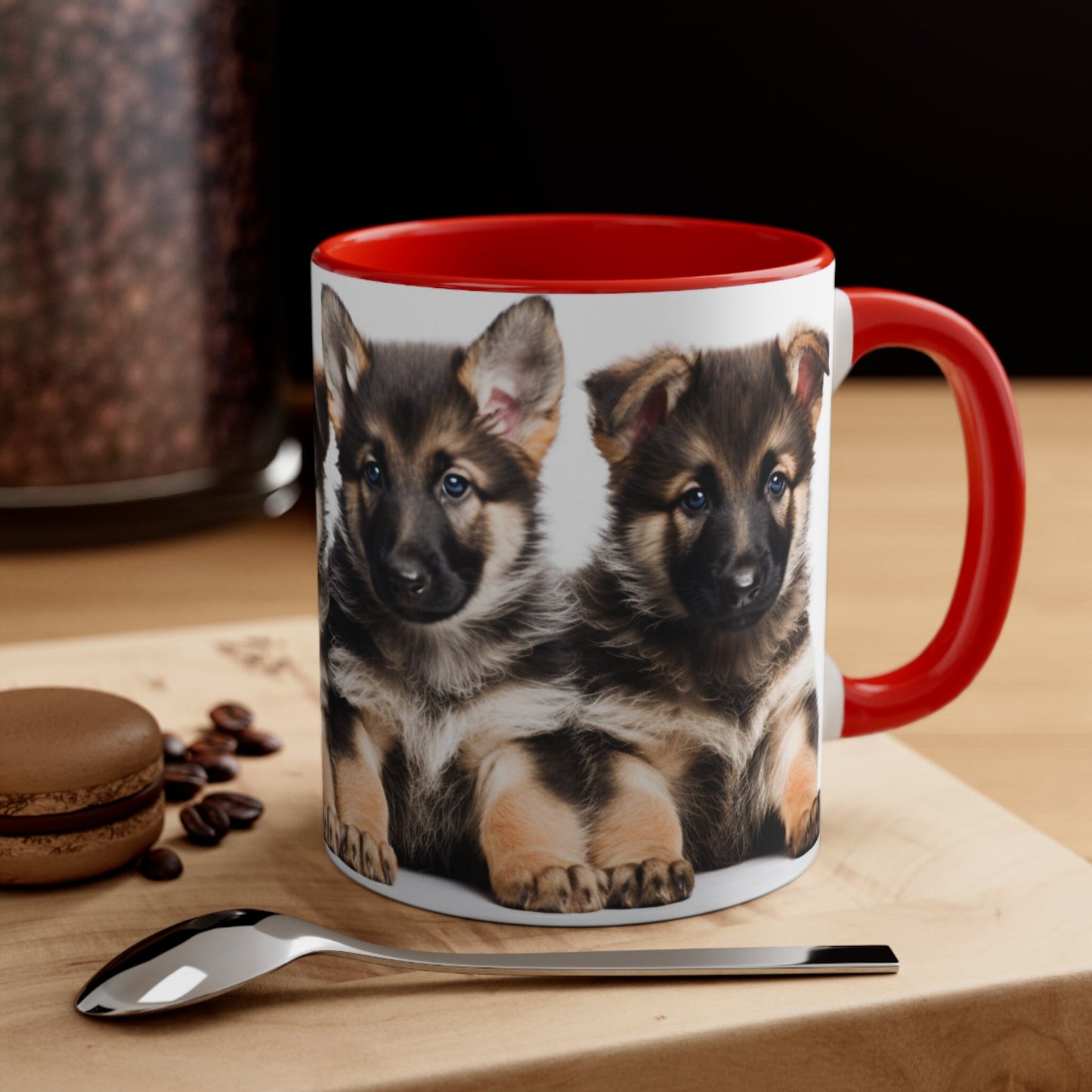 German Shepherd Puppy 11oz Mug - Dog Lover Coffee Cup, Breed Enthusiast Gift, Pet Owner Present, Morning Brew Essential