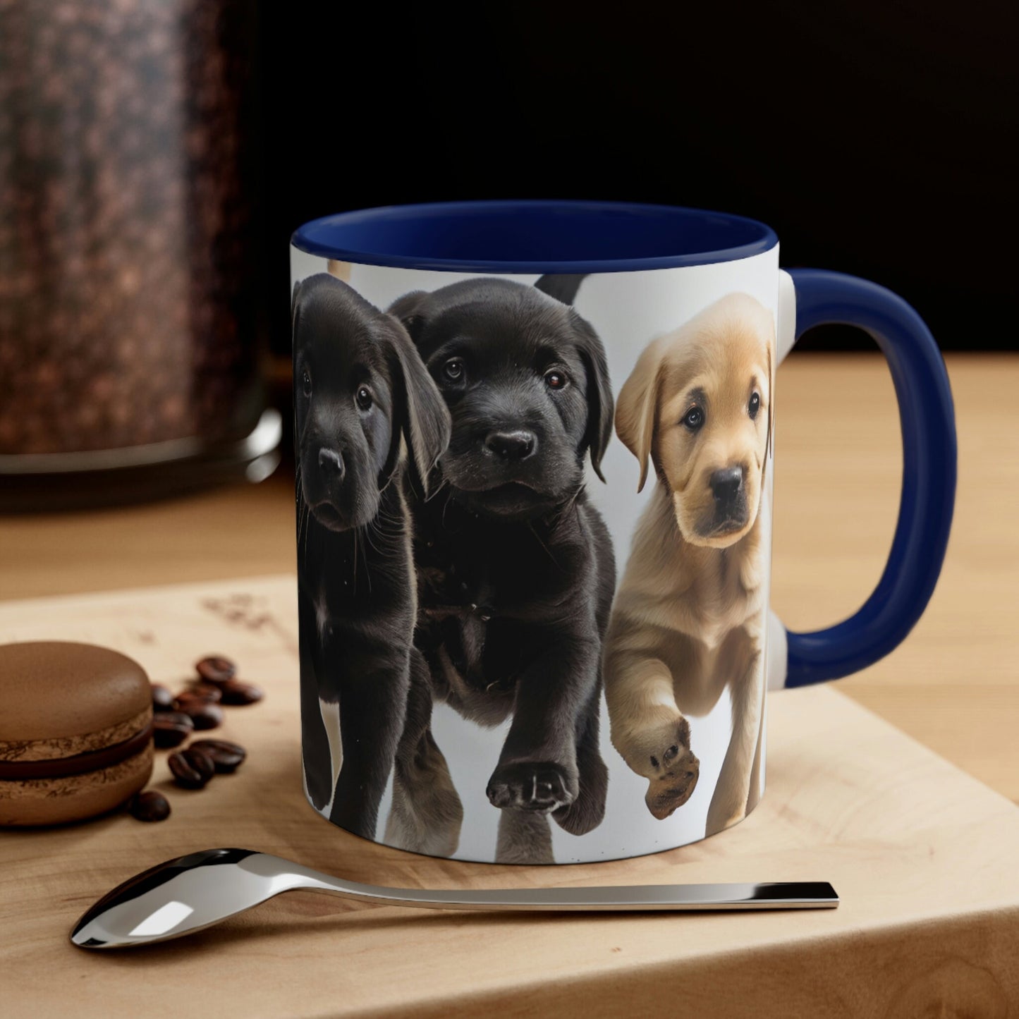 Labrador Black and Yellow Puppies Mug, Lab Lover, Dog Lover, Lab Lover Gift