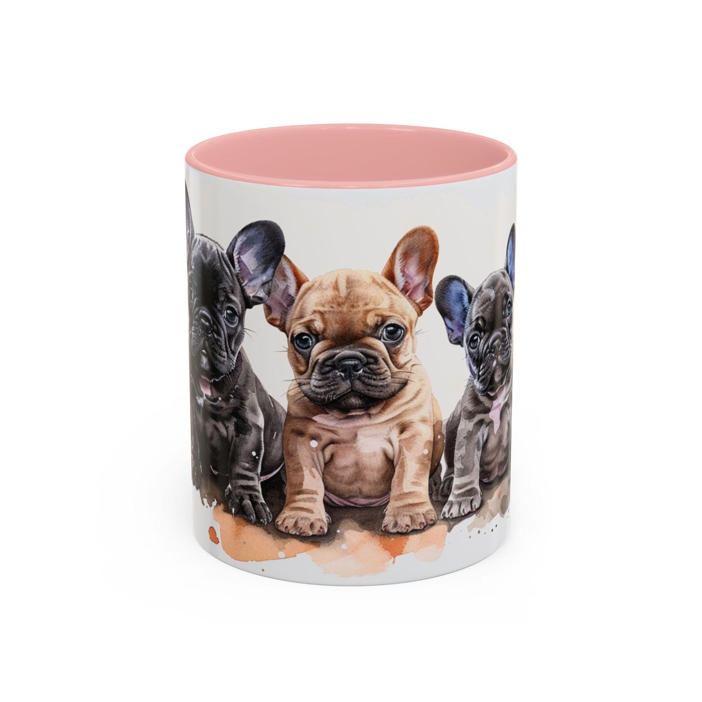 5 French Bulldog Puppies | Accent Coffee Mug, 11oz