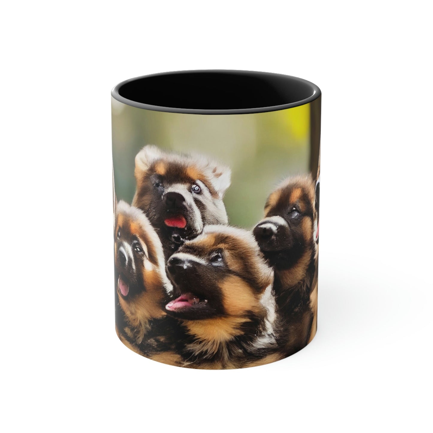 German Shepherd Puppies Coffee Mug, 11oz